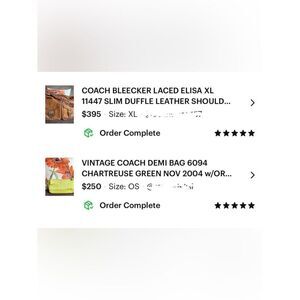 RARE COACH BAG SALES RECENT 5-STAR CUSTOMER RATINGS ⭐️⭐️⭐️⭐️⭐️